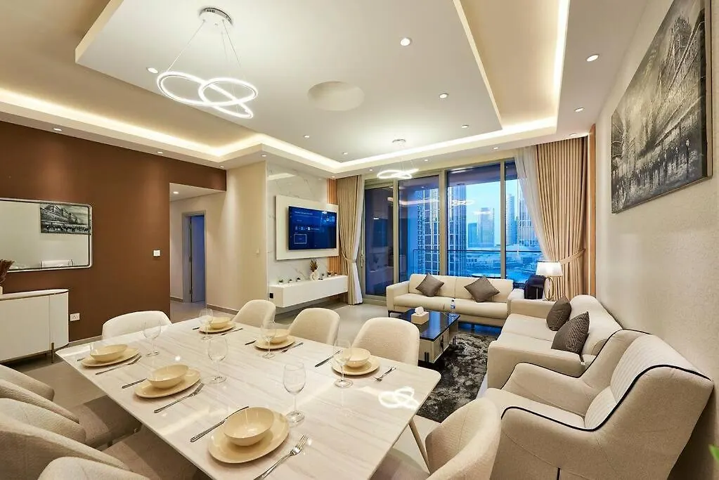 Tick - 4Br Burj Khalifa Fountain Views Forte 1 Dubai